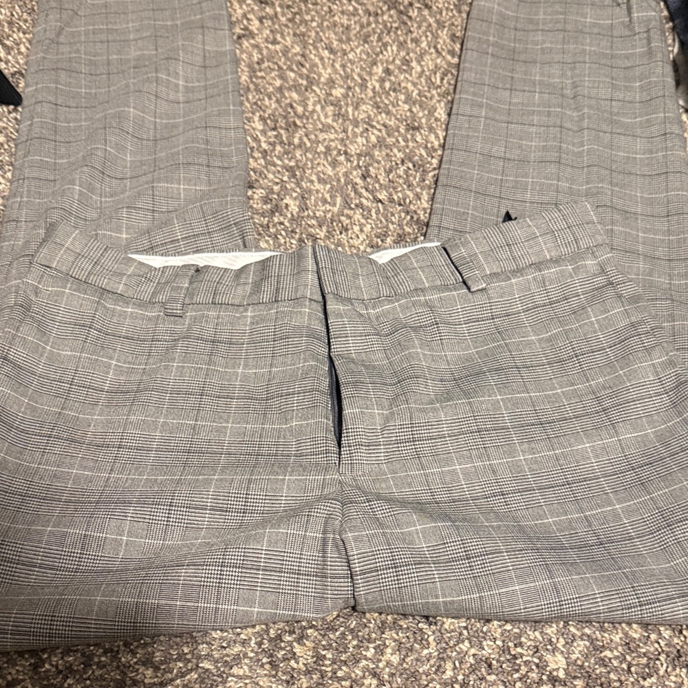 H&M Gray Plaid Men's Dress Pants